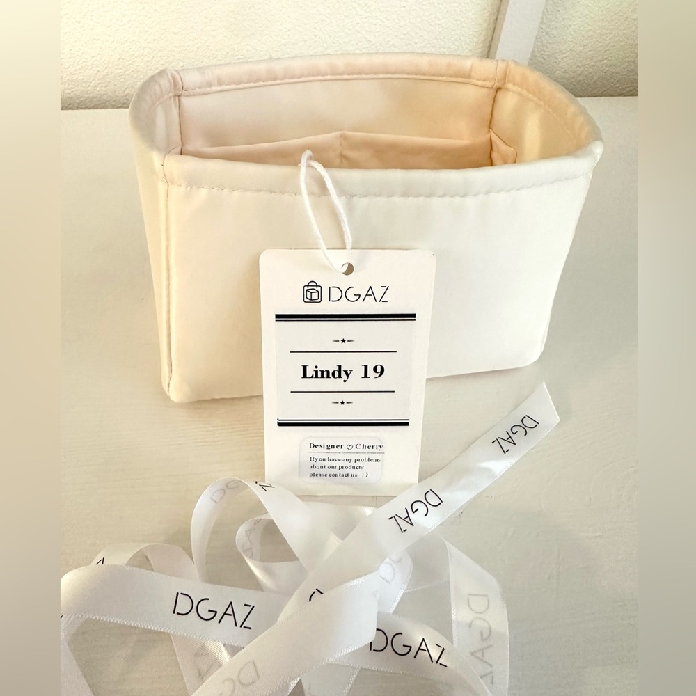 DGAZ Hermes MINI LINDY bag Organizer in Craie
